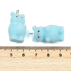 Flocky Resin Pendants&nbsp;FIND-A052-05B