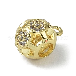 Rack Plating Brass Micro Pave Cubic Zirconia Tube Bails&nbsp;KK-A220-01G