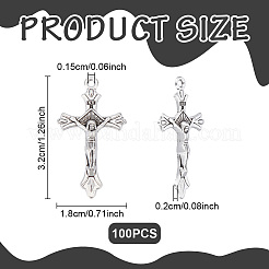 100Pcs Tibetan Style Alloy Pendants&nbsp;TIBE-UN0001-16