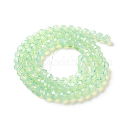 Baking Paint Transparent Glass Beads Strands&nbsp;DGLA-A034-J6MM-D02
