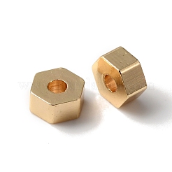 Rack Plating Brass Beads&nbsp;KK-C020-07LG