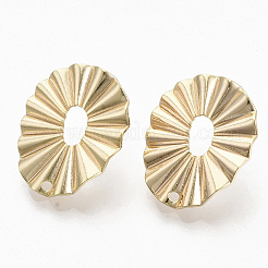 Brass Stud Earring Findings&nbsp;LS-X-KK-T056-15G-NF