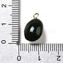 Brass Acrylic Pendants&nbsp;OACR-R006-01G-17