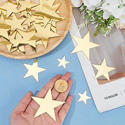 4Bags Acrylic Star Stickers&nbsp;DIY-GF0012-46A