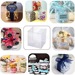 15Pcs Rectangle Transparent Plastic PVC Box Gift Packaging&nbsp;CON-BC0002-21A