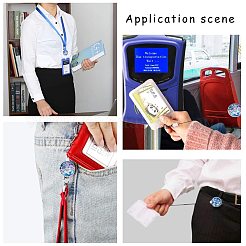 Plastic Retractable Badge Reel&nbsp;AJEW-NB0001-42