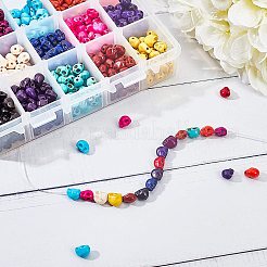 15 Colors Dyed Synthetic Turquoise Beads&nbsp;G-GA0001-02