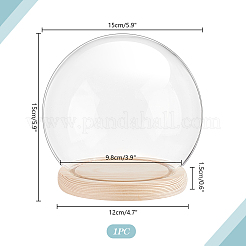 Glass Round Cover&nbsp;AJEW-WH0314-447A-01