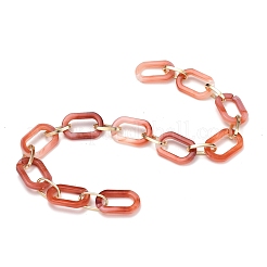 Handmade Acrylic Paperclip Chains&nbsp;AJEW-JB00697-03