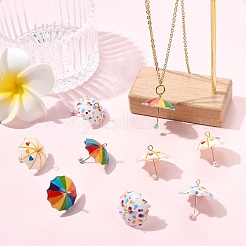 3Pcs 3 Colors Resin Pendants&nbsp;CRES-YW0002-77