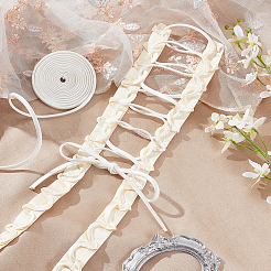 2M Flat Satin Ribbons&nbsp;LS-OCOR-WH0078-86B