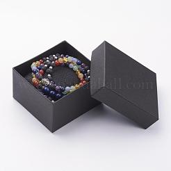 Natural Mixed Gemstone Beaded Wrap Bracelets&nbsp;BJEW-JB02581
