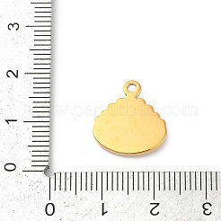 304 Stainless Steel Pendants&nbsp;STAS-L283-12G