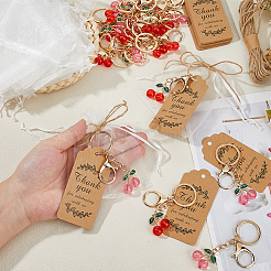 Alloy Enamel Cherry Keychains&nbsp;KEYC-DC00060