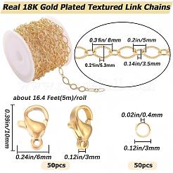 DIY Chain Bracelet Necklace Making Kit&nbsp;DIY-BBC0001-30