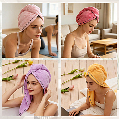 Fibre Hair Drying Towel Wrap&nbsp;AJEW-FZC0001-08F
