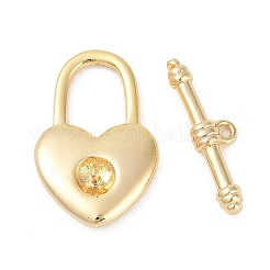 Brass Toggle Clasps&nbsp;KK-K391-18G