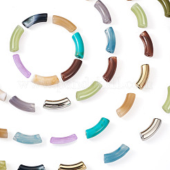 DIY Chunky Curved Tube Beads Bracelet Making Kit&nbsp;DIY-CD0001-37