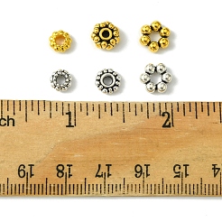 140Pcs 6 Styles Tibetan Style Alloy Spacer Beads&nbsp;FIND-FS0002-51