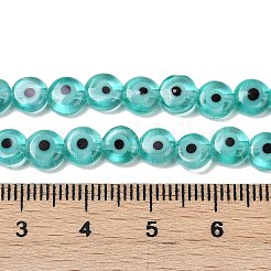 Handmade Evil Eye Lampwork Beads Strands&nbsp;LAMP-G164-10A-01