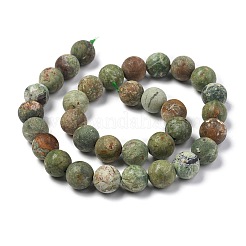 Natural Green Opal Beads Strands&nbsp;G-K209-04B-12mm-A