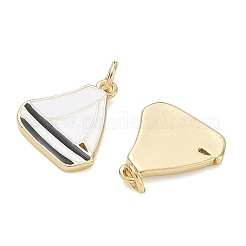 Rack Plating Brass Pendants&nbsp;KK-CBAB1AF-35B-G
