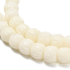 Synthetic Coral Dyed Carved Beads&nbsp;BSHE-H114-01B