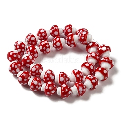 Handmade Lampwork Beads Strands&nbsp;LAMP-Q033-02A