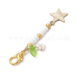 Alloy Enamel Pendant Decorations&nbsp;HJEW-MZ00087