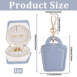 Mini PU Leather Ring Organizer Boxes&nbsp;CON-BBC0001-31B