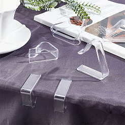 48Pcs 2 Style Transparent Plastic Tablecloth Clips&nbsp;AJEW-GL0002-08