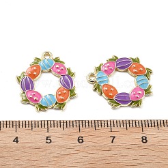 Easter Alloy Enamel Pendants&nbsp;X-ENAM-E360-01G-04
