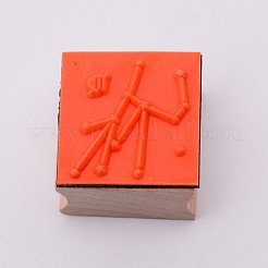 Wooden Stamps&nbsp;DIY-WH0175-46F