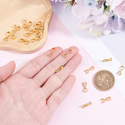 30Pcs Brass Ice Pick Pinch Bails&nbsp;KK-BBC0024-43A