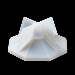 Faceted Octagon DIY Silicone Candle Cup Molds&nbsp;DIY-P078-07