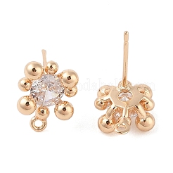 Brass Stud Earring Findings&nbsp;LS-KK-N256-10G