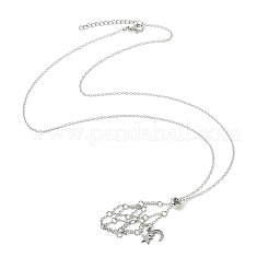 9Pcs 3 Styles Brass Macrame Pouch Braided Gemstone Holder Pendant Necklace Making&nbsp;NJEW-UN00001