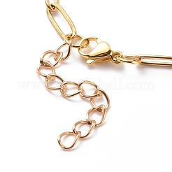 Alloy Enamel Flower & Bee & Butterfly Charm Bracelet with Paperclip Chains&nbsp;BJEW-JB08702