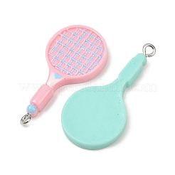 Sports Opaque Resin Pendants&nbsp;RESI-Z047-01P-02