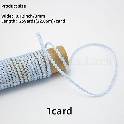 25 Yards Nylon Wavy Fringe Lace Trim Ribbon&nbsp;OCOR-GF0004-30G