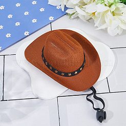 Felt Pet Cowboy Hat&nbsp;AJEW-WH20070-131C