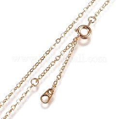 Brass Micro Pave Clear Cubic Zirconia Double Letter Pendant Necklaces&nbsp;NJEW-Z010-12