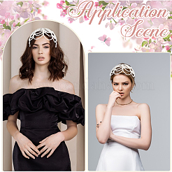 1Pc Imitation Pearl Hair Bands for Women&nbsp;AJEW-CY0001-98