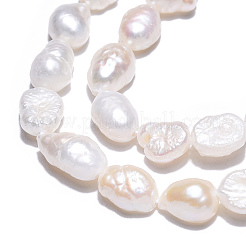 Natural Cultured Freshwater Pearl Beads Strands&nbsp;PEAR-N014-05K
