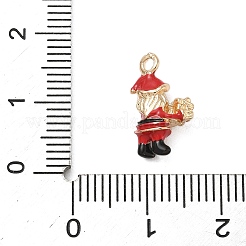 Christmas Alloy Enamel Pendants&nbsp;LS-ENAM-F156-01G-01