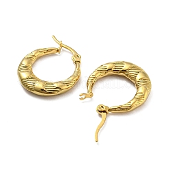 PVD Vacuum Plating 304 Stainless Steel Hoop Earrings for Women&nbsp;EJEW-Q772-02G