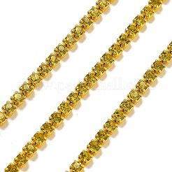 Iron Rhinestone Glass Cup Chain&nbsp;CH-U001-01F