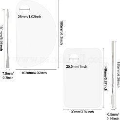Transparent Acrylic Paint Palette&nbsp;AJEW-FG0001-17