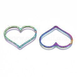 Rainbow Color 201 Stainless Steel Linking Rings&nbsp;STAS-S119-063