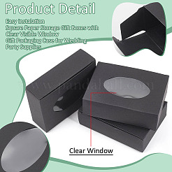 Rectangle Folding Paper Storage Boxes&nbsp;CON-WH0106-01A-01